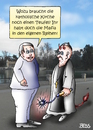 Cartoon: teuflisch (small) by besscartoon tagged kirche,religion,vatikan,teufel,mafia,rom,vatikanbank,korruption,katholisch,gewalt,bess,besscartoon
