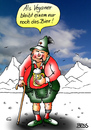 Cartoon: Veganismus gleich Alkoholismus (small) by besscartoon tagged bier,alkohol,trinken,veganer,vegetarier,essen,bayern,veganismus,alkoholismus,lederhose,tracht,bayer,mann,bess,besscartoon