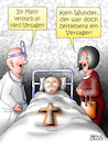 Cartoon: Versager (small) by besscartoon tagged paar,beziehung,ehe,versager,krankenhaus,mann,frau,arzt,tod,sterben,herzversagen,bess,besscartoon