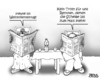 Cartoon: Welttoilettentag (small) by besscartoon tagged mann,frau,paar,beziehung,ehe,rentner,scheiße,altersarmut,trost,bess,besscartoon