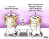 Cartoon: Welttoilettentag (small) by besscartoon tagged mann,frau,paar,beziehung,ehe,rentner,scheiße,altersarmut,trost,bess,besscartoon