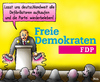 Cartoon: Wiederbelebungsversuch (small) by besscartoon tagged fdp,parteien,defibrillator,magenta,logo,wieder,beleben,politik,landtagswahlen,bess,besscartoon