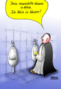 Cartoon: zum Wohl (small) by besscartoon tagged religion,katholisch,pfarrer,christentum,jesus,kirche,toilette,trinken,alkohol,pinkeln,wc,klo,wein,wasser,bess,besscartoon
