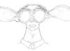 Cartoon: Vollhorst - frontal!! (small) by m tagged vollhorst,karikatur,cartoon,frontal,halbglatze,möhrchen,brillenschlange,nerd,dork,freak