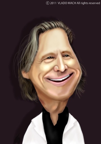 Cartoon: Jeff Bridges (medium) by Vlado Mach tagged movie,actor,bridges,jeff