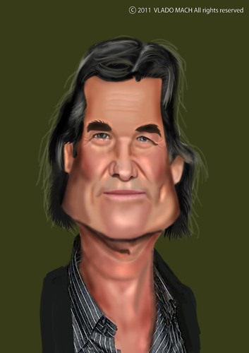 Cartoon: Kurt Russel (medium) by Vlado Mach tagged actor,movie,russel,kurt