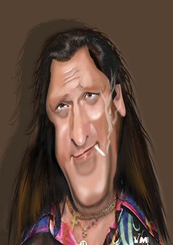 Cartoon: Michael Madsen (medium) by Vlado Mach tagged michael,madsen,bad,boy,movie,actor