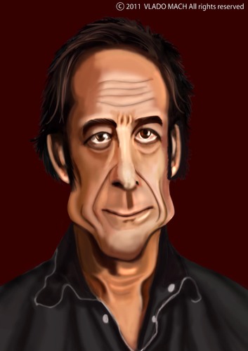 Cartoon: Vincent Lindon (medium) by Vlado Mach tagged vincent,lindon