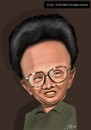 Cartoon: Kim Chong Il (small) by Vlado Mach tagged kim,chong,il,corea