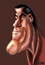 Cartoon: Seagal 15 years ago (small) by Vlado Mach tagged action,movie,hero,seagal