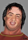 Cartoon: Silvester Stallone (small) by Vlado Mach tagged stallone,movie,heroe,star