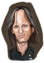 Cartoon: Viggo Mortensen (small) by Vlado Mach tagged actor,viggo,movie