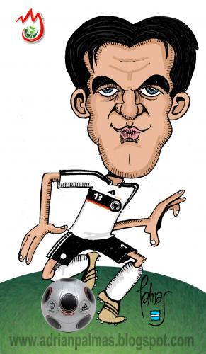 Cartoon: Ballack (medium) by Palmas tagged caricatura