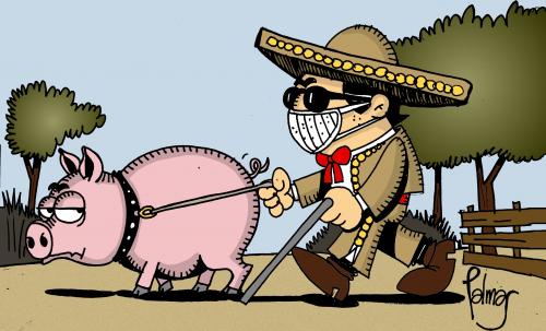 Cartoon: Gripe Porcina (medium) by Palmas tagged gripe,porcina