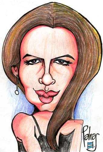 Cartoon: Nicoleta Ionescu (medium) by Palmas tagged caricatura