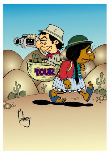 Cartoon: Turismo (medium) by Palmas tagged ecologico