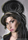 Cartoon: Amy (small) by Palmas tagged caricatura