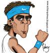 Cartoon: Del Potro (small) by Palmas tagged deportes