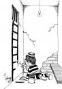 Cartoon: Escape (small) by Palmas tagged presos