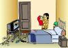 Cartoon: Espia (small) by Palmas tagged tv