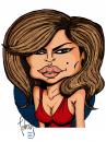 Cartoon: Eva Mendez (small) by Palmas tagged actriz