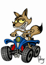 Cartoon: Fox (small) by Palmas tagged animales