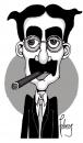 Cartoon: Groucho Marx (small) by Palmas tagged personajes