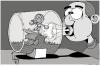 Cartoon: Surf (small) by Palmas tagged absurdo