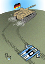 Cartoon: Tanque Aleman (small) by Palmas tagged mundial,2010