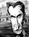 Cartoon: Caricature of Vincent Price (small) by Dunlap-Shohl tagged caricature,vincent,price,people,with,parkinsons,disease