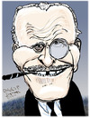 Cartoon: Terry Thomas caricature (small) by Dunlap-Shohl tagged terry,thomas,caricature