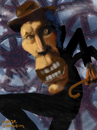 Cartoon: Tom Waits American Orpheus (small) by Dunlap-Shohl tagged tom,waits,american,orpheus