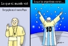 Cartoon: Como ven el Papa en argentina (small) by lucholuna tagged papa francisco