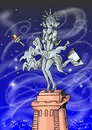 Cartoon: Sandy (small) by lucholuna tagged sandy,new,york,huracan