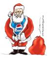 Cartoon: SANTA confundido (small) by lucholuna tagged santa,claus,religion