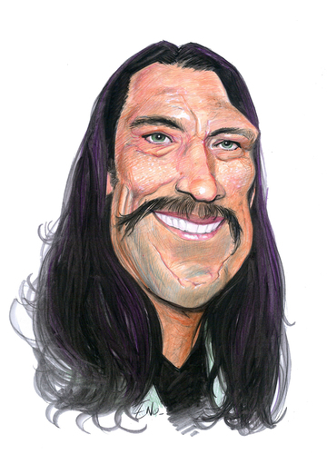 Cartoon: Danny Trejo (medium) by Eno tagged danny,trejo,caricature