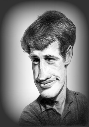 Cartoon: Jean Paul Belmondo (medium) by Eno tagged jeune,bebel,unsingeenhiver,belmondo