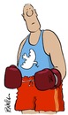 Cartoon: boxing for peace (small) by penwill tagged boxing,peace,sport,dove