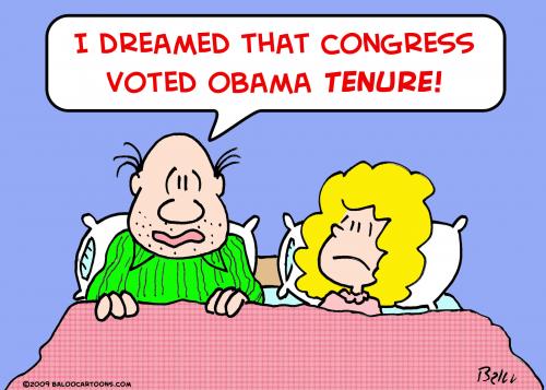 Cartoon: 1congress voted obama tenure (medium) by rmay tagged congress,voted,obama,tenure