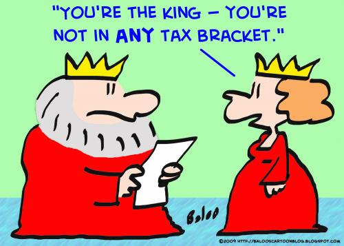 Cartoon: any tax bracket king queen (medium) by rmay tagged any,tax,bracket,king,queen