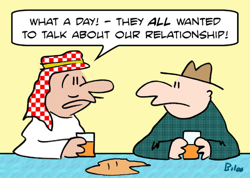 Cartoon: arab wives talk about relationsh (medium) by rmay tagged arab,wives,talk,about,relationship