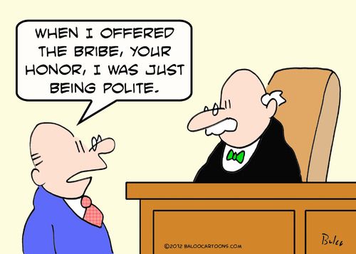 Image result for bribe cartoon