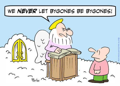 Cartoon: bygones saint peter heaven (medium) by rmay tagged bygones,saint,peter,heaven
