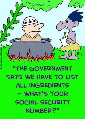 Cartoon: cannibal pot list ingredients (medium) by rmay tagged cannibal,pot,list,ingredients