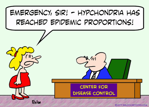 Cartoon: center disease control epidemic (medium) by rmay tagged hypochondria,epidemic,control,disease,center
