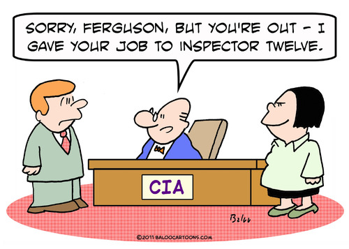 Cartoon: CIA inspector twelve replaced (medium) by rmay tagged cia,inspector,twelve,replaced