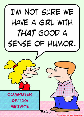 Computer Dating Sense Humor By Rmay Love Cartoon Toonpool