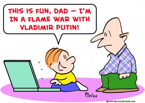 Cartoon: computer vladimir putin (medium) by rmay tagged computer,vladimir,putin