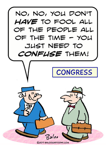 Cartoon: confuse fool people all time lin (medium) by rmay tagged confuse,fool,people,all,time,lin