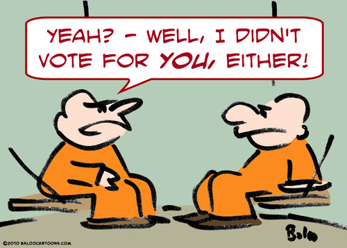 Cartoon: cons cell vote you either (medium) by rmay tagged cons,cell,vote,you,either